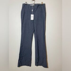 $575 NWT TSE Midnight Indigo Vintage Twill Fitted Bootcut Pants Size 6